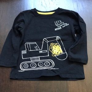 Digger /excavator shirt 2T